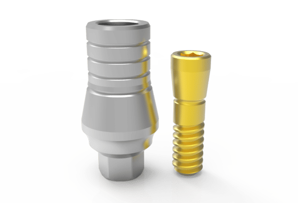 Rosen Abutment® Straight 7 mm/9 mm/11 mm Regular Platform + Screw
